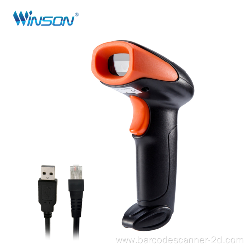 Stock Scanners 1D CCD Barcode Scanner with Stand